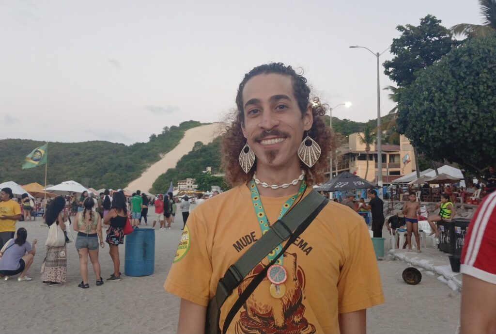 Madson Freire, bióloga e estudante de Ecologia da UFRN (Foto: Jenniffer Oliveira)